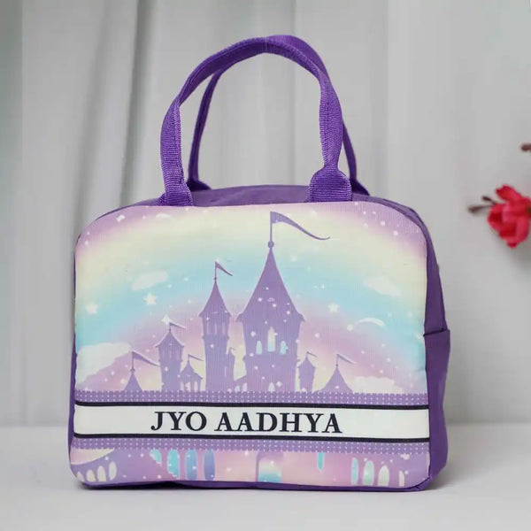 Personalized Printed Kids Lunch Bag With Handle